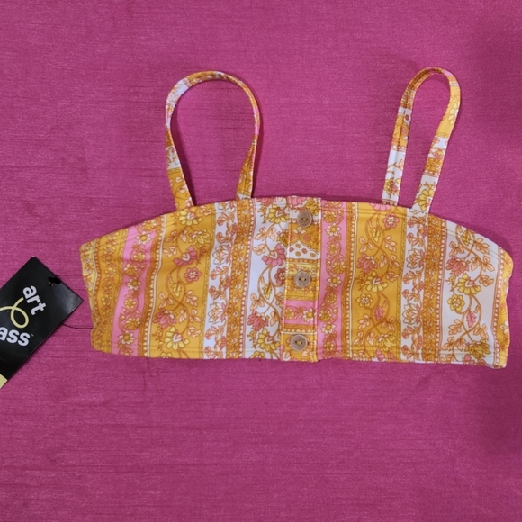 Cute Paisley Print Girl's Bikini - Picture 4 of 6